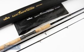 Fine Daiwa “The Wilderness Spinning” carbon rod Model 1103MHS – 11ft 3pc fitted with 3 leg Fuji