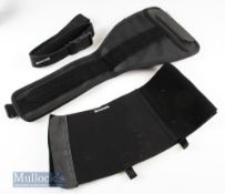Simms Wading Belt and accessories measures M made in USA label^ plus a neoprene belt with clip