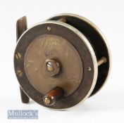 David Slater of Newark SEJ Fly Fishers Winch 2 ¾” brass and ebonite reel with nickel rims^ maker’s