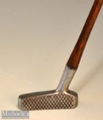 George Johnson West Runton GC^ Cromer centre shafted narrow metal mallet head stymie putter –