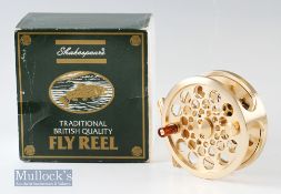 Shakespeare Centenary 2601 Model 3 1/4” fly reel in polish magnesium^ wood handle^ with maker’s