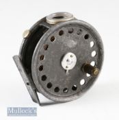 Hardy Bros England ‘St George’ 3 3/8” alloy trout fly reel with agate line guide^ smooth foot^