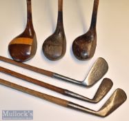 Miscellaneous selection of various juvenile/shortened woods and clubs (6) – fine large head