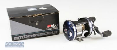Abu Garcia Ambassadeur 6501C4 High Speed multiplier reel marked 090115/14 in blue^ Made In Sweden^