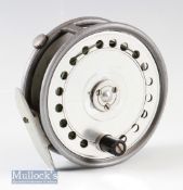 Thomas Cemm Vancouver BC 4” aluminium fly reel perforated drum^ smooth foot^ little surface wear^