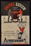 1946/47 Manchester United v Everton Football Programme date 22 Mar^ F/G overall