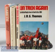 Wales & The Lions Rugby Book Trio (3): Gareth Edwards’ 1978 Autobiography^ Signed; and JBG Thomas’