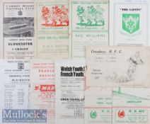 Vintage Rugby Programmes 1948-1967 (10): Cross Keys v Swansea 1948; Cardiff v Gloucester 1954;