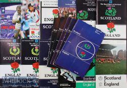 1970-2003 Scotland/England Test Rugby Programmes (17): Great run of 14 Scotland homes in the