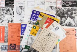 1969 Australia to South Africa Rugby Programmes (22): Missing only South Africa Country Districts^