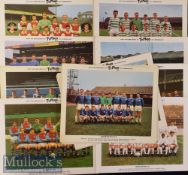 Selection of 1964/65 premium issue Typhoo Tea photocards of football teams^ overall in good