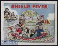1950 New Zealand Rugby Brochure ‘Shield Fever’: Most attractive famously colourful cartoon-covered