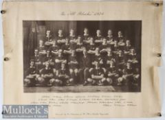 1924-5 Invincibles New Zealand All Black Tour Big Team Picture:^ print of a large contemporary