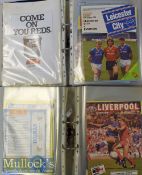 1983/84 – 86/87 Everton Home and Away Football Programme Collection includes leagues (appears