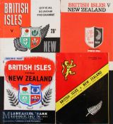 1971 British Lions to New Zealand full set of Rugby Test Programmes (4): History-making Lions’
