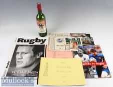 Interesting French Rugby Selection (11): To incl scarce Yves du Manoir tribute book^ in French^