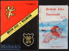 1959 British Lions Rugby Programmes in New Zealand (2): The Lions’ clashes with Wellington (v clean^