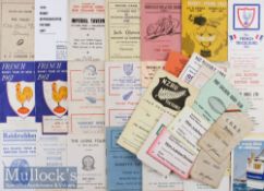 1953-1991 New Zealand Rugby Tours In & Out Itineraries (52): Fine collection over 40 years^ a wide