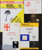 1970 & 1980 Fijian Foursome Rugby Programmes (4): The issues from Fiji’s games with London