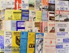 Quantity of 1960-90s Non-League Football Programmes includes 58/59 Leytonstone v Tooting and
