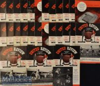 1963/64 Manchester United Home Football Programmes including Nos 1-26^ condition varied A/G^ some