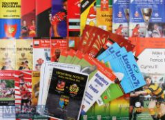 Bumper Bundle of Rugby Programme Allsorts (c.45): With a little duplication^ a fascinating spread of