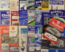 1961/62 Everton Home and Away Football Programmes to include 21x Home League^ 2x FAC and 1x