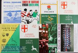 1960-1992 South Africa in England & Scotland Rugby programmes (7): From three Springbok visits^