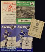 1961/62 Everton Football Programmes to include (H) v Liverpool (FA Senior Cup) (Liverpool Floodlight