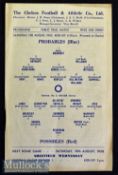 4x 1950s Chelsea Public Practice Football Programmes to include 12 Aug 50^ 14 Aug 51^ 10 Aug 53
