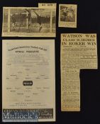 1946/47 Sunderland v Everton Football Programme date 12 Oct has newspaper cuttings included^ G