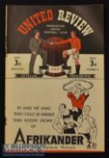 1946/47 Manchester United v Everton Football Programme date22 Mar^ staple rust^ bleed^ o/w G