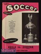 1961/62 Dukla Prague v Everton American Challenge Cup Football Programme date 6 Aug^ Polo Grounds^