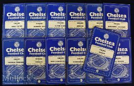 1957/58 Chelsea home football programmes including Manchester City (spine loose)^ Birmingham City^
