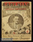 1948/49 Bohemians v Manchester United Tour Match Football Programme date 1st June in Dublin^