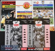 1986-1995 Less Usual New Zealand Rugby Programmes (5): Canterbury v Australia (Christchurch) 1986;
