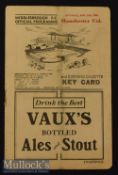 1948/49 Middlesbrough v Manchester United Football Programme date 27 Nov^ heavy centre fold^ minor