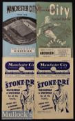 1950s Manchester City Friendly Home Football Programmes and includes 51/52 Hibernian^ River Plate
