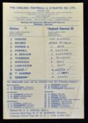 1963 and 1964 Chelsea v Great Britain Olympic XI Football Programmes dates 16 Dec and 20 Jan^ plus 6