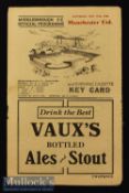 1948/49 Middlesbrough v Manchester United Football Programme date 27 Nov^ minor tears to edges^