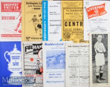 1960/61 Sheppy United v Brentstonians Football Programme plus 57/58 Salts v Bentley Colliery^ 62/