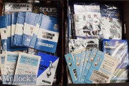 1960s to Modern Tottenham Hotspur Homes Football Programmes good collection with many hundreds of