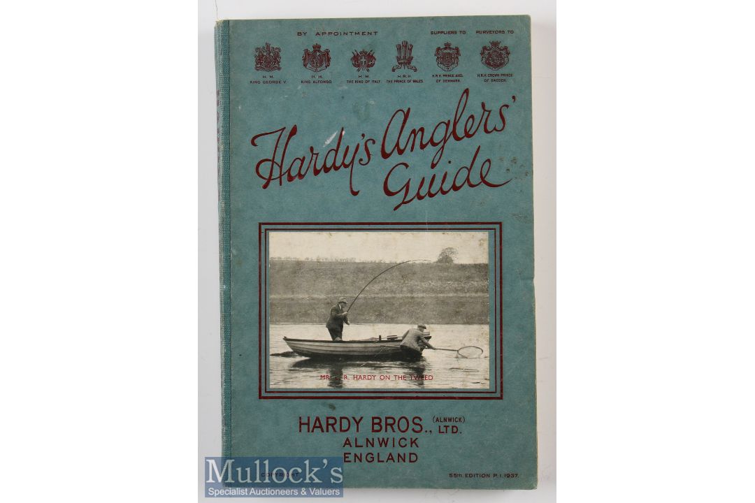 1937 Hardy’s Angler’s Guide catalogue-55th edition - the original cloth wrappers c/w foldout
