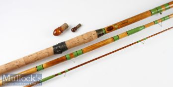Fine Marco “Thames” Spanish reed coarse rod fully refurbished – 13ft 6in whole cane but and mid-