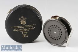 Fine Hardy Bros Made in England The Perfect alloy trout fly reel – 3 3/8” dia with smooth alloy