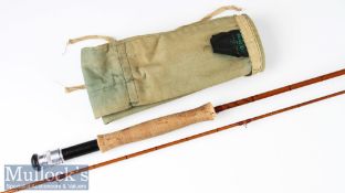 Fine Hardy Bros Alnwick “The Perfection” Palakona trout fly rod ser. no H67565 – 8ft 6in 2pc line 5#