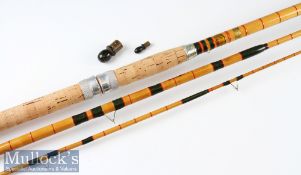 Fine Allcocks Redditch “Gloria” Spanish Reed/Split Cane rod fully refurbished – 12ft 3pc with