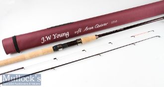 Fine as new J W Young “The Avon Quiver” 10543 model specimen rod – 11ft 3pc with Fuji style line