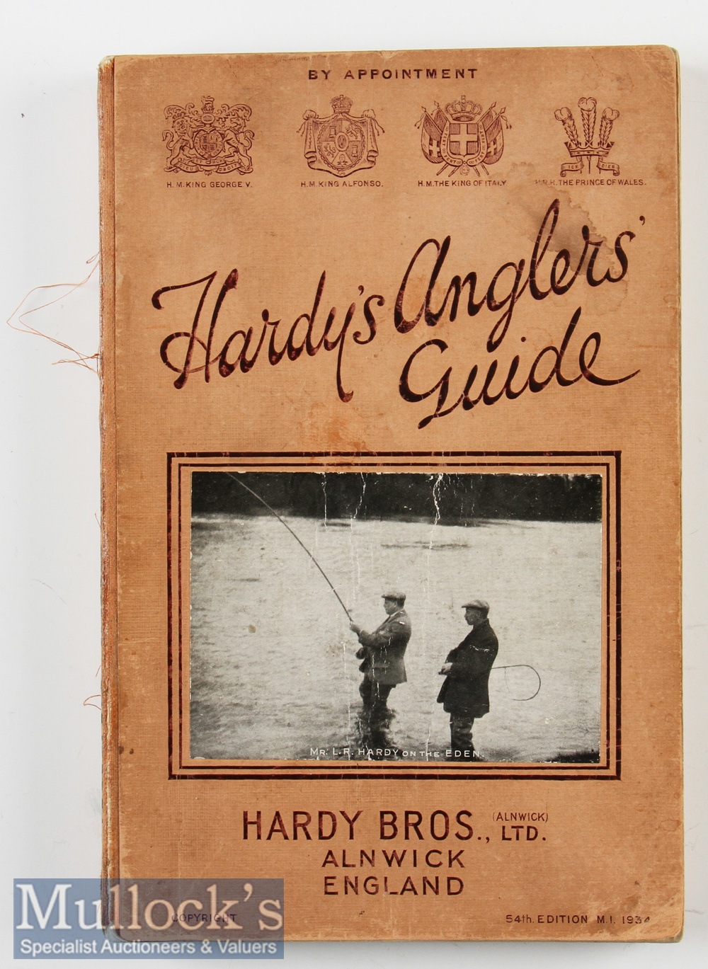 1934 Hardy’s Angler’s Guide catalogue-54th edition - the original cloth wrappers c/w foldout
