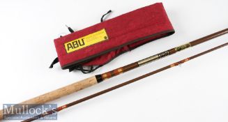 Good Vintage Abu Made in Sweden “Salmo 5810 Zoom” Abulon fly rod – 12ft 2pc line 9-10# - drop ring